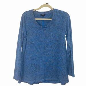 Jones New York V-Neck Long Sleeve Tee Tshirt Size S